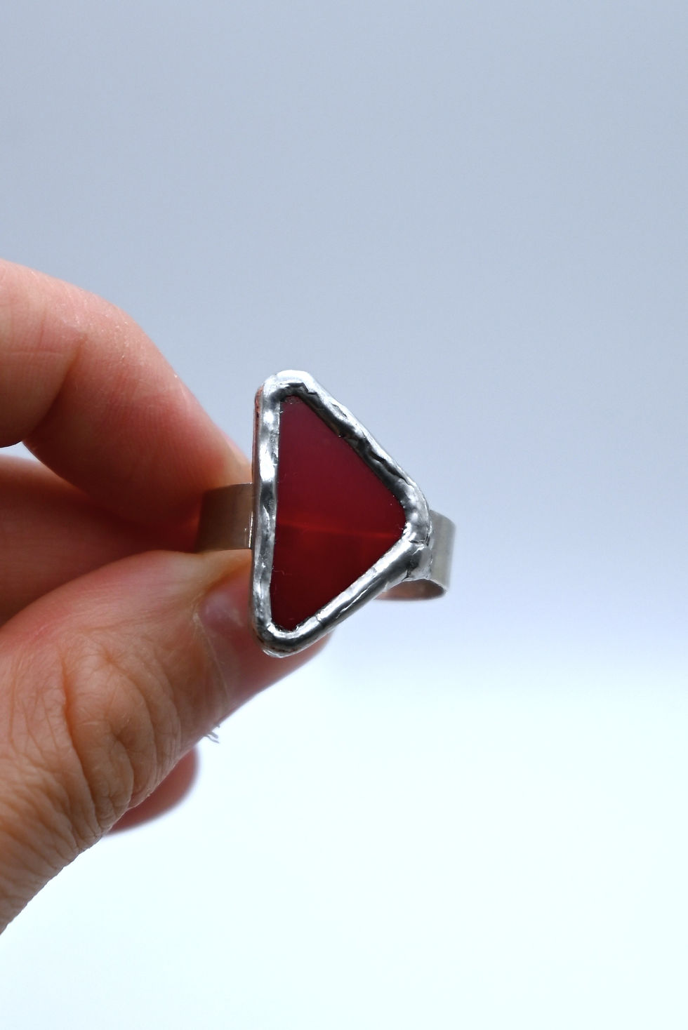 Anillo de vidrio PIEDRA IV