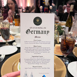 Menu printed by Indexx Printing, a printer based out of Greenville South Carolina.