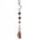 Thumbnail: Red Tiger Eye Rearview Mirror Hanger (silver)