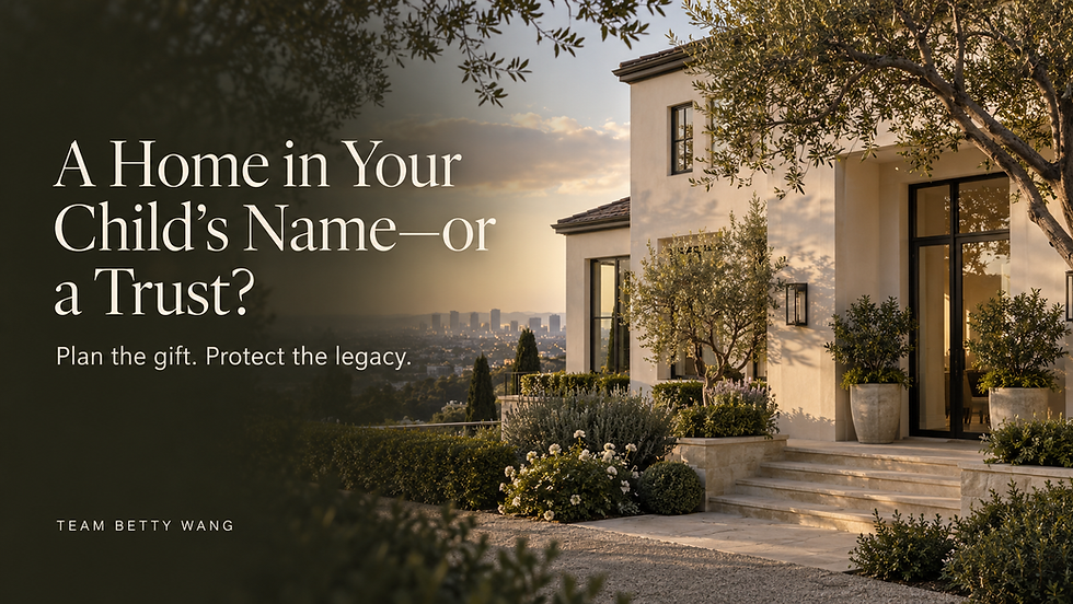 Before You Put a Home in Your Child’s Name, Read This