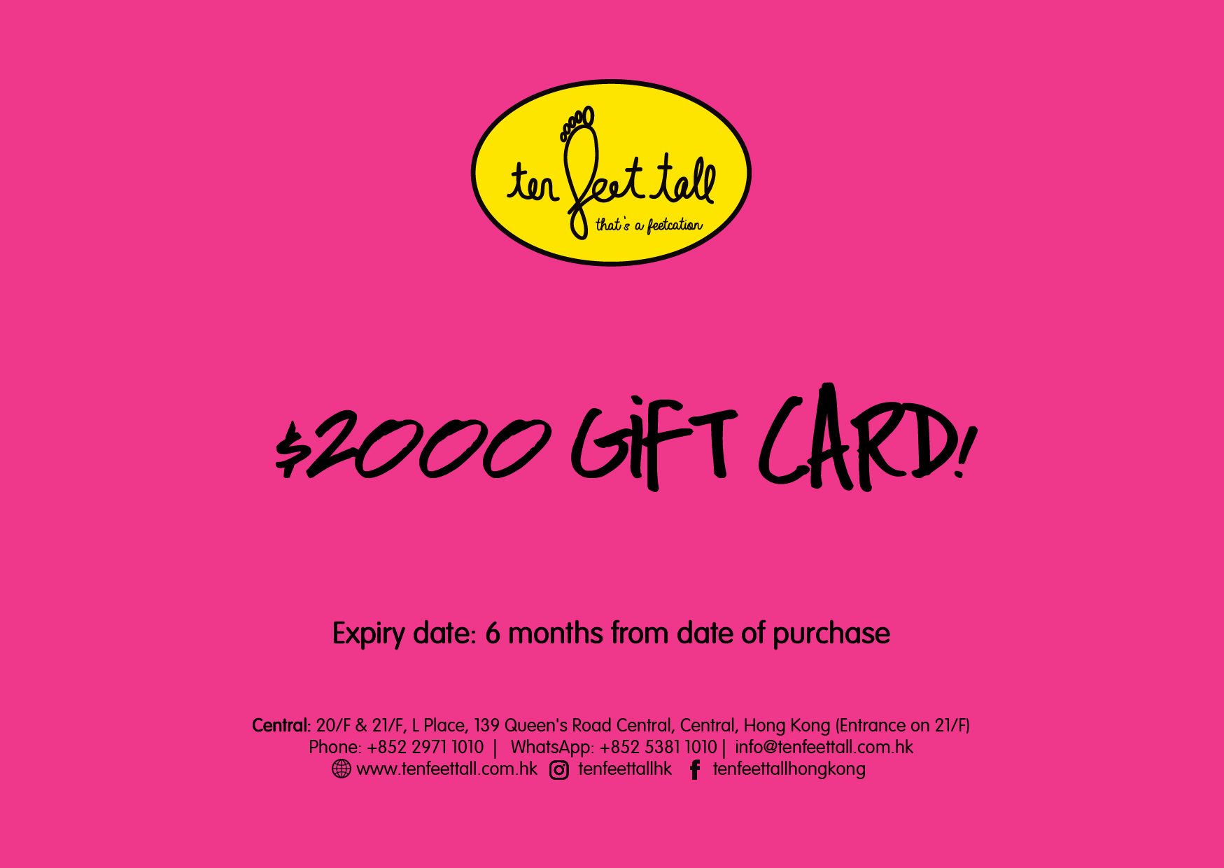 $2000 Gift Card (Central)