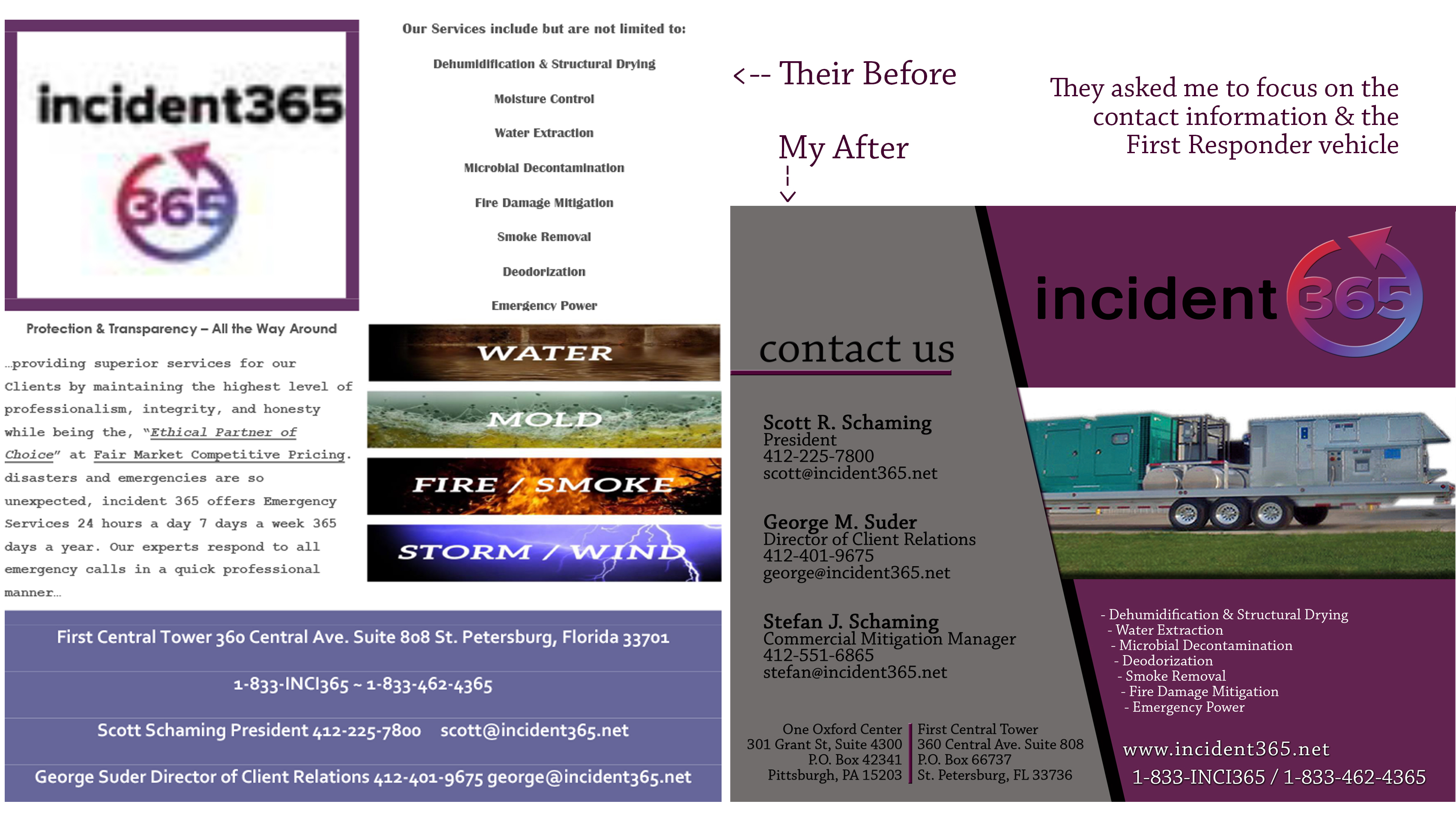 Incident 365 before/after