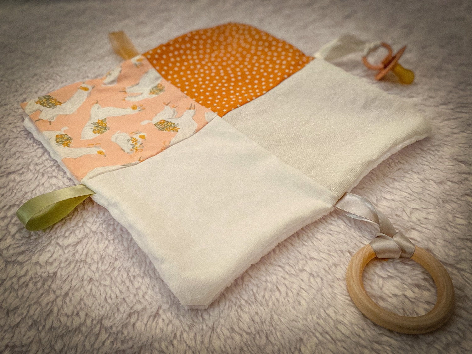 Doudou sensorielle - Alpagas heureux