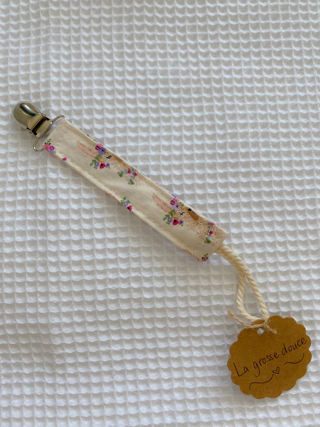 Attache suce - Alpagas fleuris