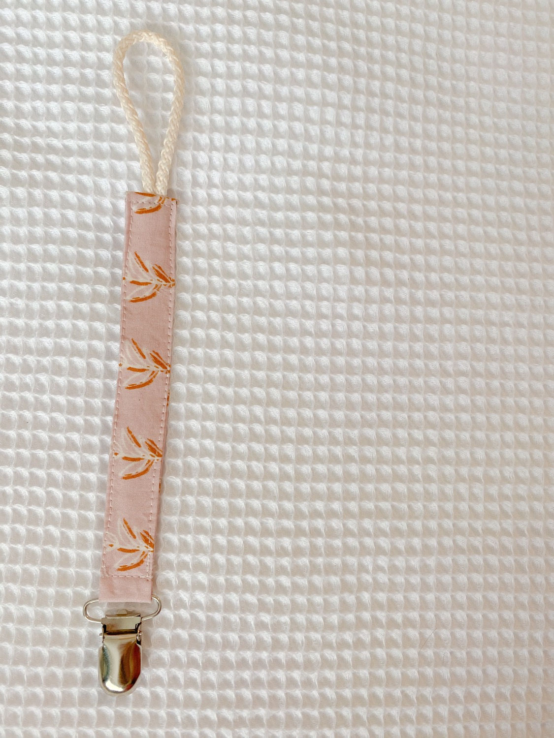 Attache suce - Feuillage et vieux rose