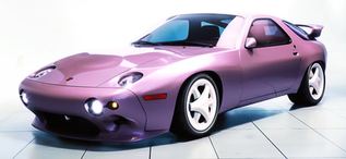 2023 Porsche NEBULA 928 (1978) Art Car Concept by Daniel Arsham & Khyzyl Saleem