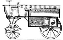 1863 Hippomobile by Jean Joseph Étienne Lenoir