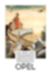 1929 Opel Advertising Art by Ernst Zoberbier: Der Favorit (The Favorite)