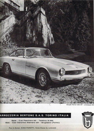 FERRARI 250 GTE Prototype Street 1960 bang 1:43 - Collection FERRARI 250 GTE Prototype Street 1960 bang 1:43 - Collection