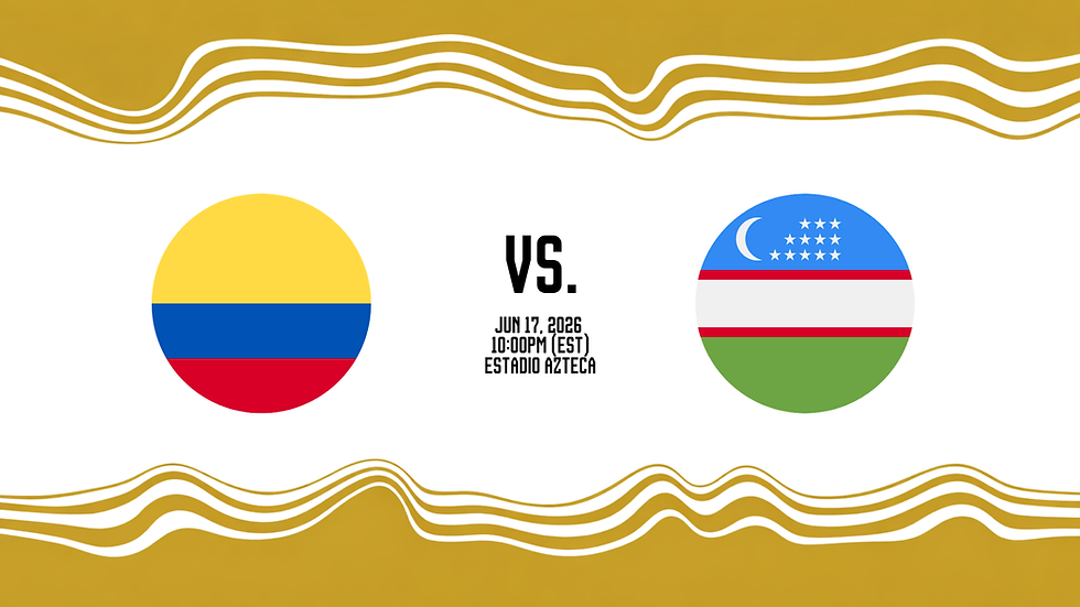 Colombia vs Uzbekistan