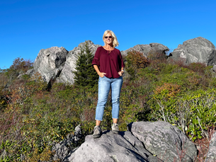 Susan standing still