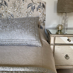 Wadded Pillow Sham with Perimeter Channel Edge