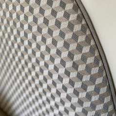 Chamfered and Piped Edge
