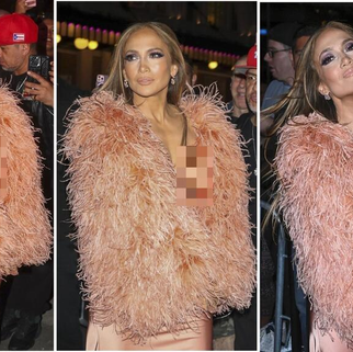 JLo sufre desliz con su glamuroso vestido: queda al descubierto íntima zona de su cuerpo