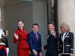 Lavinia Valbonesi: Se convierte en ícono de moda y diplomacia en la gira presidencial