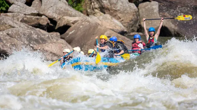 White water campout