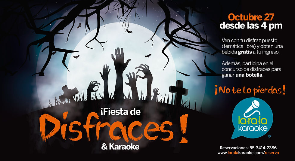 Fiesta de Disfraces Pre-Halloween.