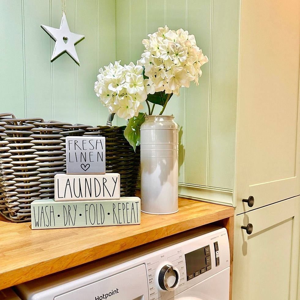 Thumbnail: Laundry Block Wooden Signs