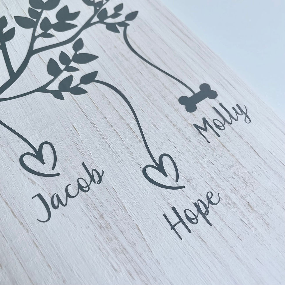 Thumbnail: Family Personalised Branch Square Sign