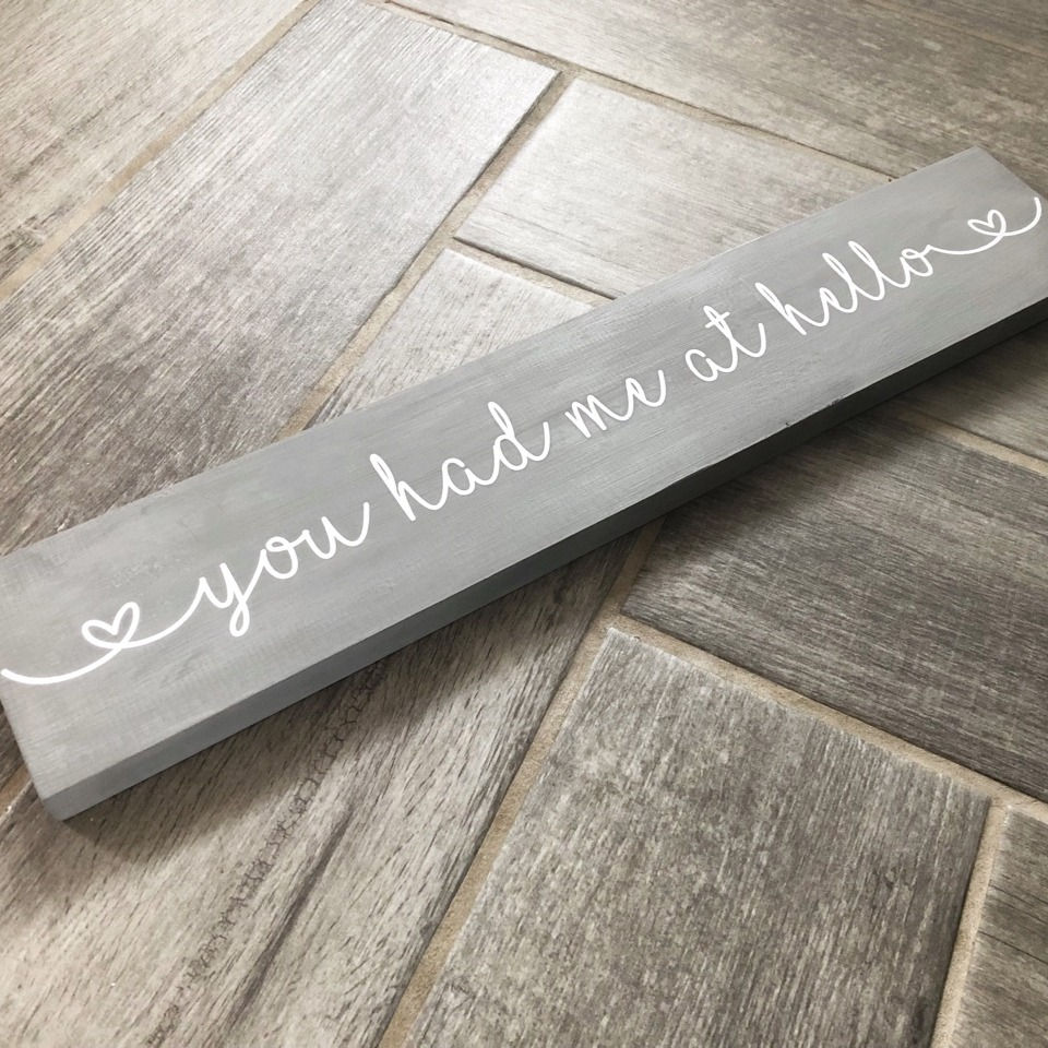 Thumbnail: Custom Text Personalised Wooden Sign