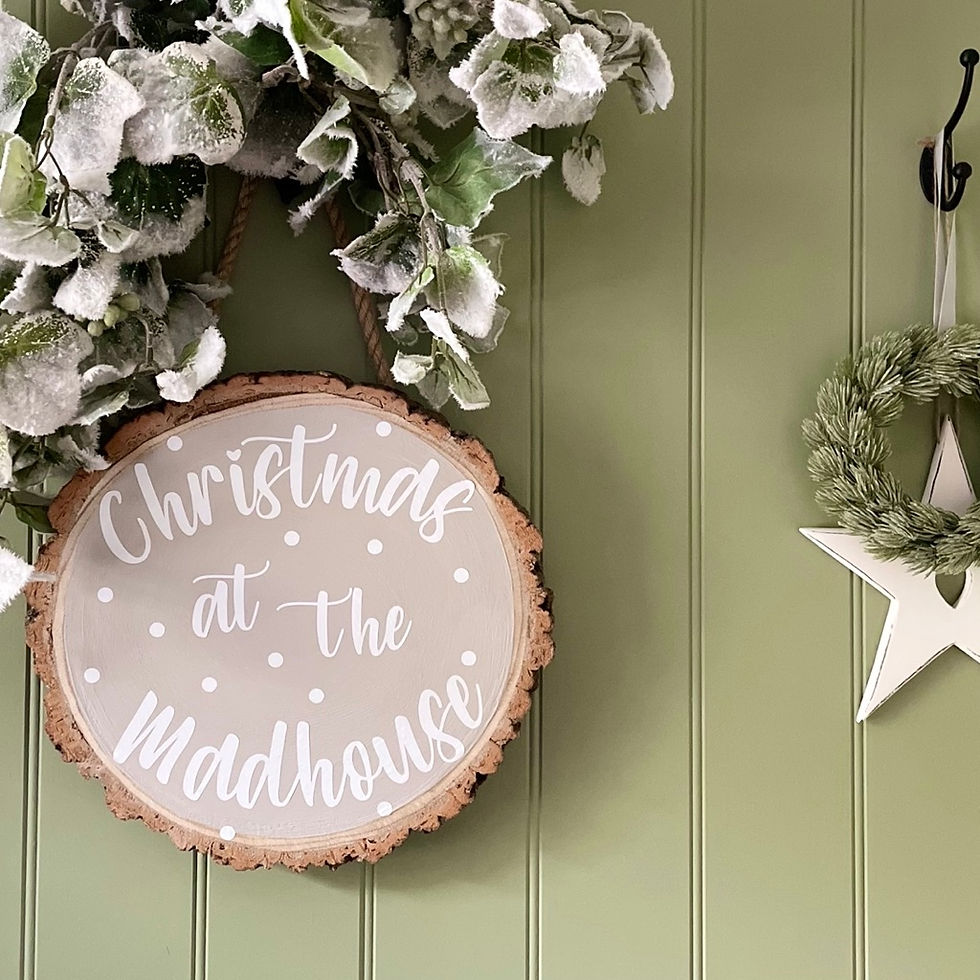 Thumbnail: Personalised Christmas Large Wood Slice