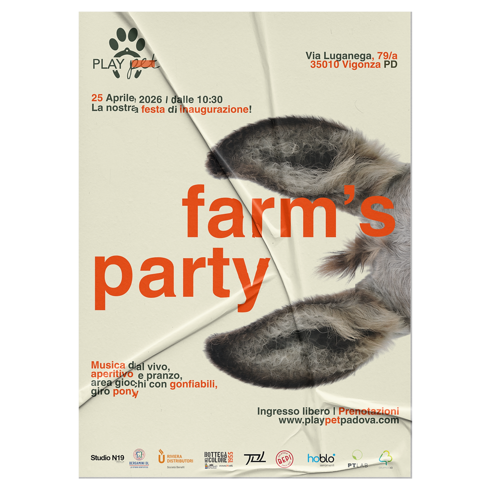 locandina farm's party