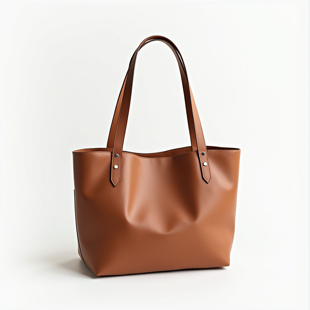 Faux Leather Tote