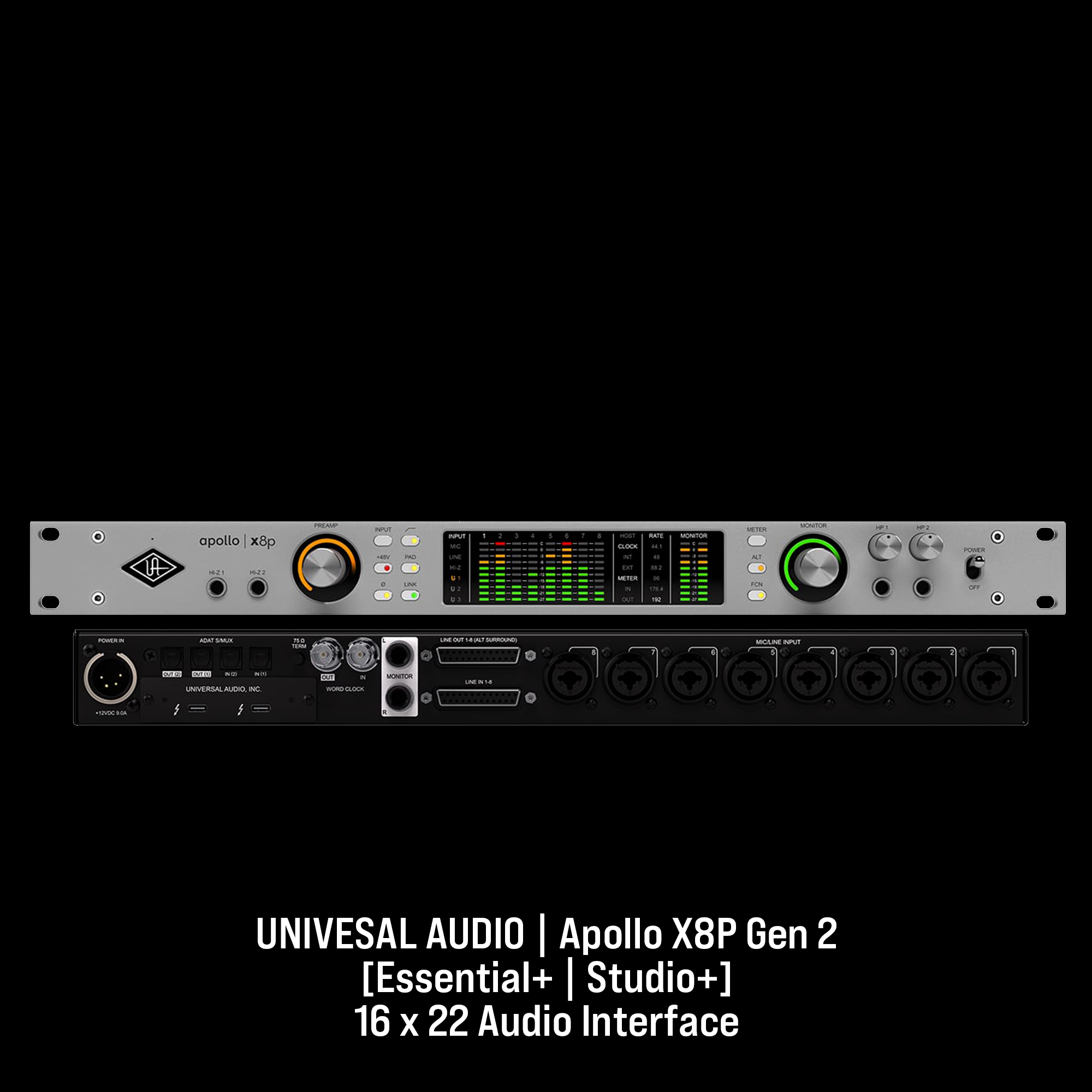 Universal Audio | Apollo X8P G2 [Essential+ | Studio+]