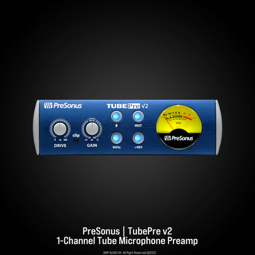PreSonus | TubePre V2 | Amp Audio HK | 香港專業錄音及音響器材專門店