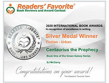 Readers Favorite Silver Medal Winner - Centaurius the Prophecy