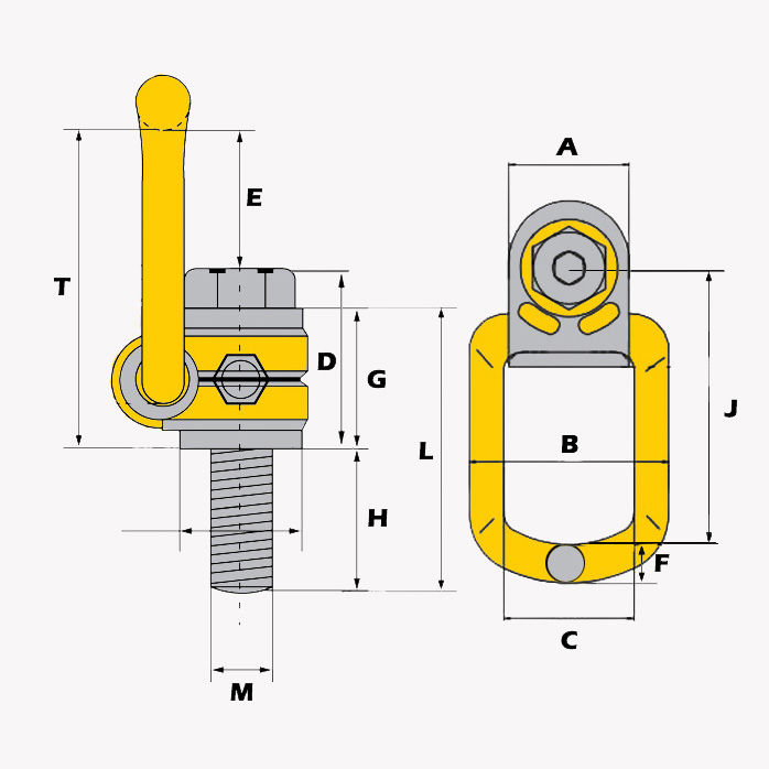 Thumbnail: Grade 80 Lifting Eye Bolt