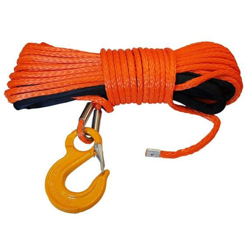 Synthetic Winch Rope With Safety Hook AP Lifting Gear