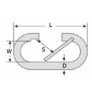Thumbnail: Stainless Steel Chain Link Spring Hook