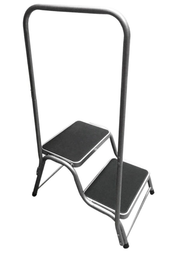 Thumbnail: Caravan Black Double Step non slip with Handrail