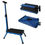 Thumbnail: Single folding caravan step with handrail (blue)