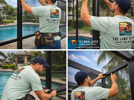 Lanai Repair & Screen Replacement in Cape Coral | Start 2026 Right – The Lanai Guys