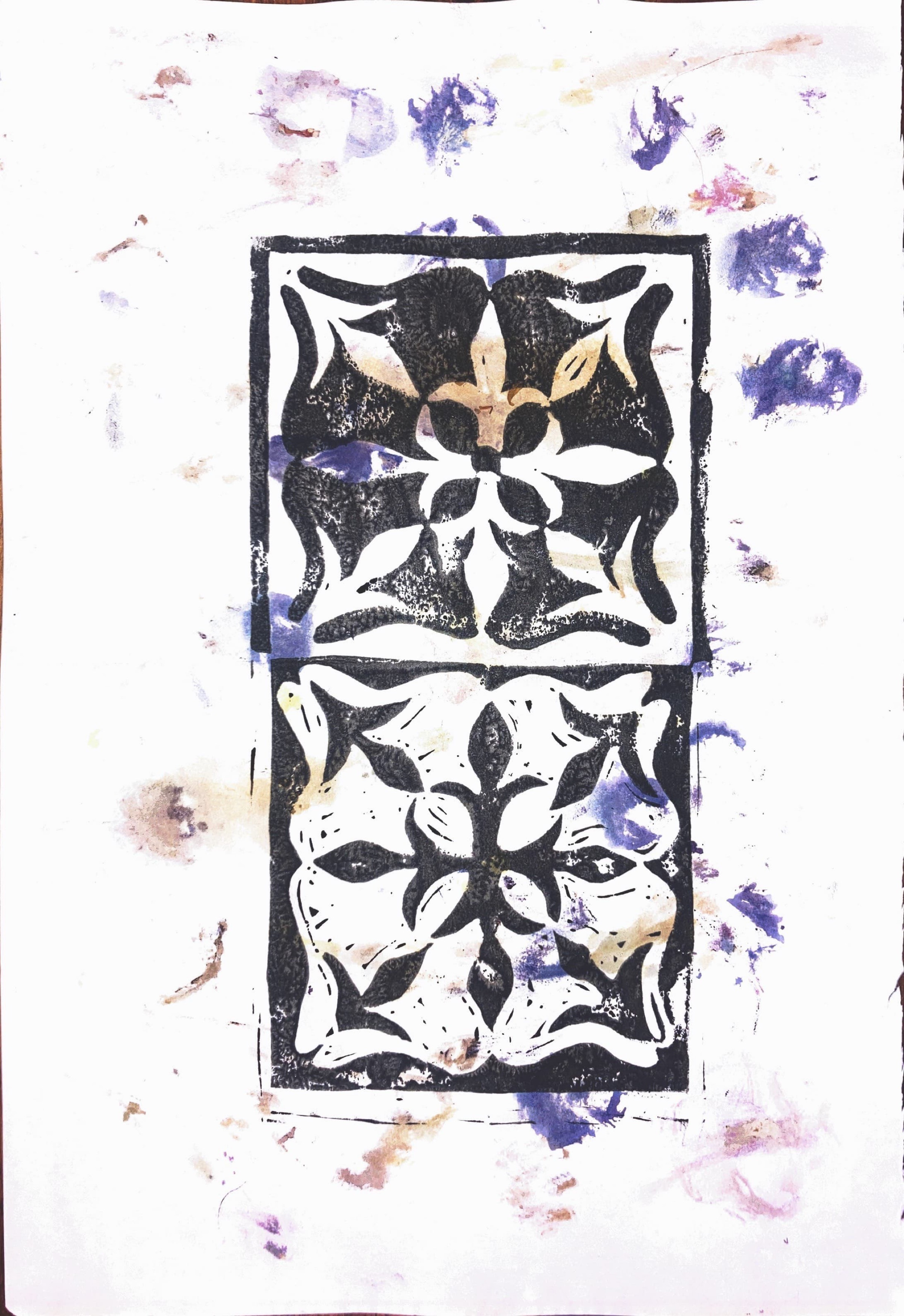 Hand-made Lino Print