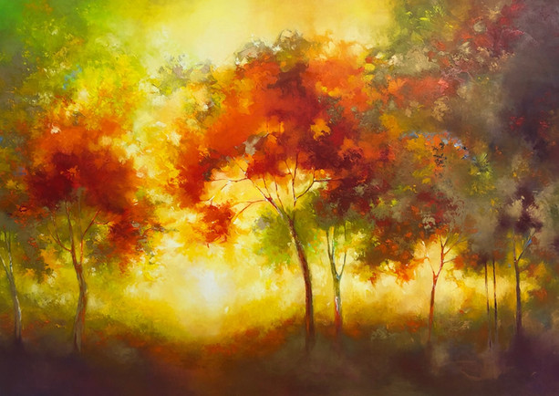 Autumn in Red and Gold