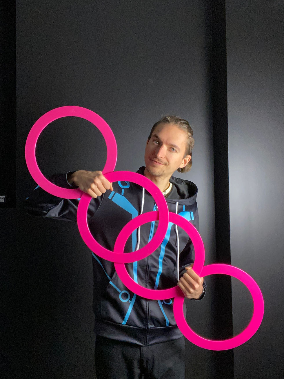 Thumbnail: Set of 8-Rings (medium, fits everyone)