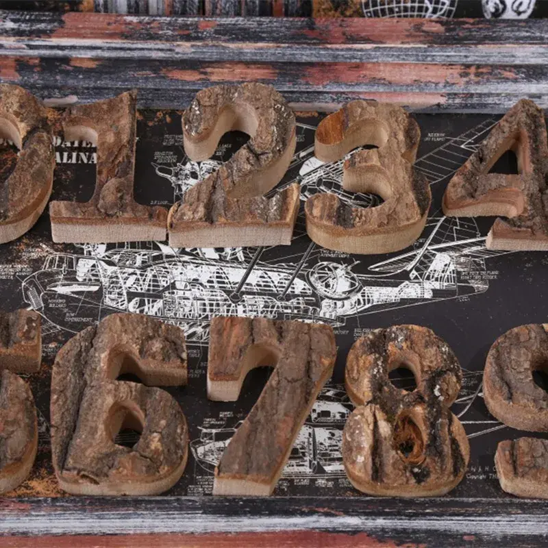 Thumbnail: Wooden Alphabet Decor Letters
