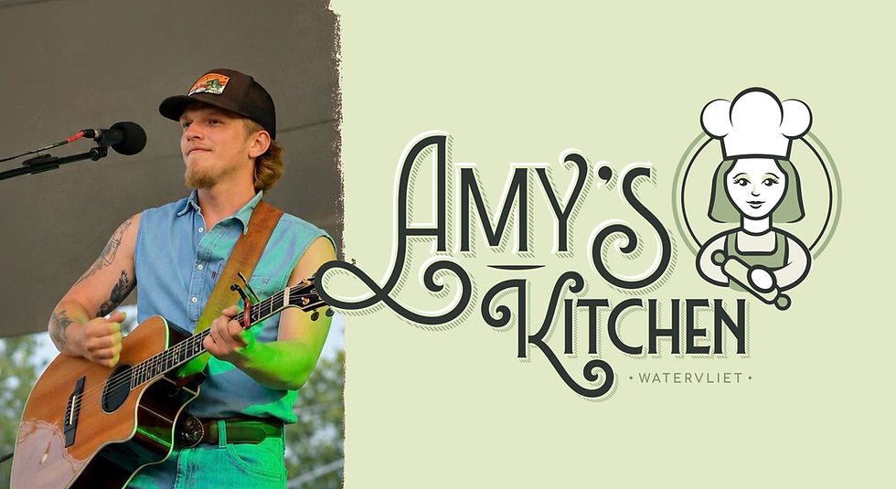 Live Music by Hunter Vincek at Amy's Kitchen Courtyard!