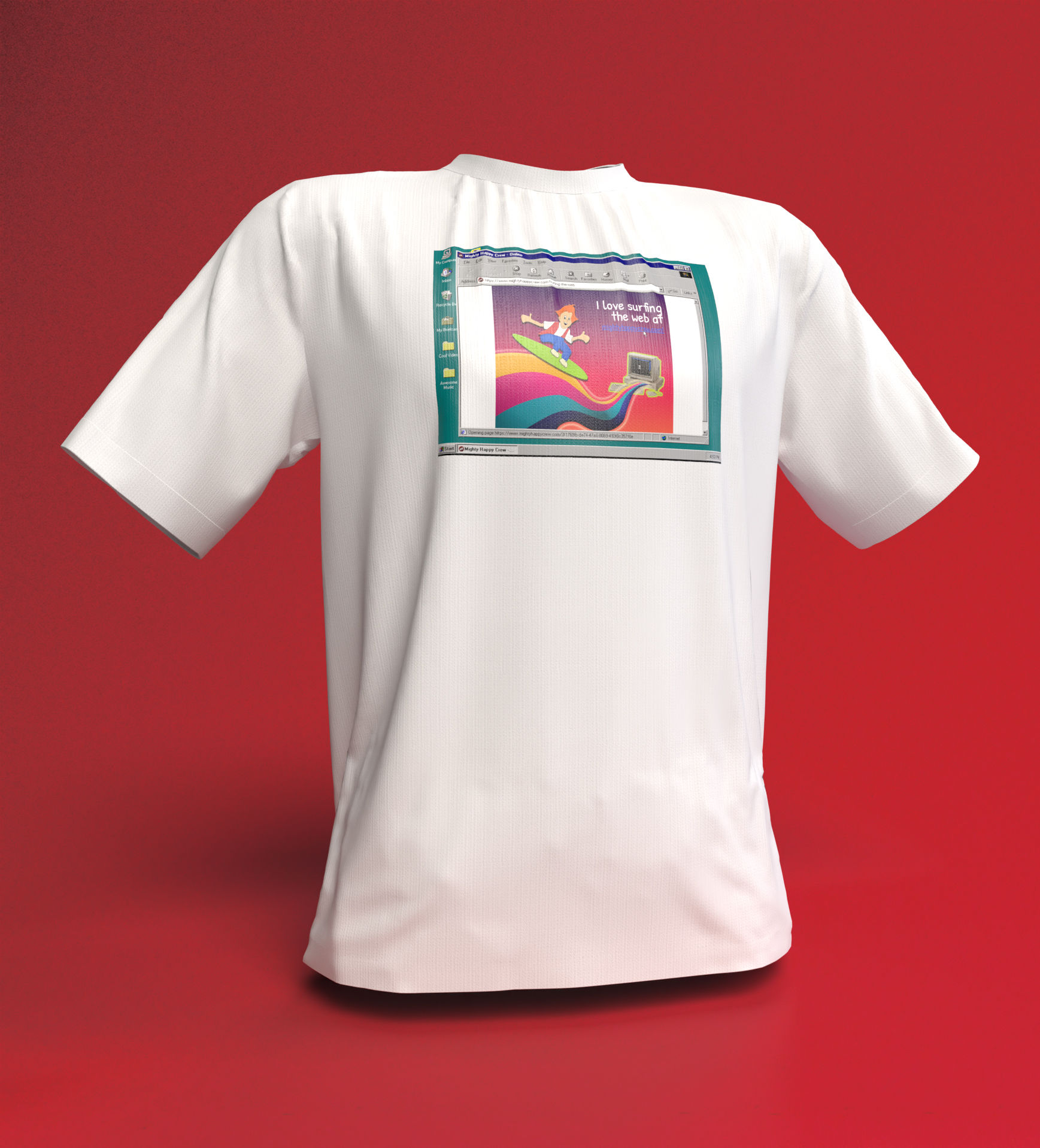 I Love Surfing the Web Tee