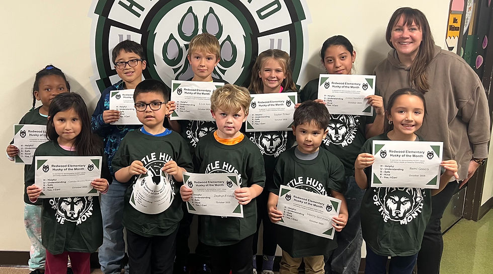 Redwood Elementary Students of the Month