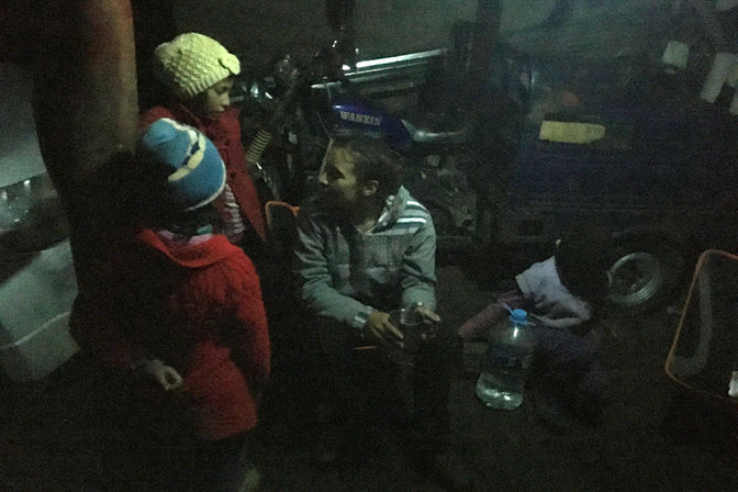 Retour à Tupac Amaru à la fin du trek dans Cordillera Huayhuash