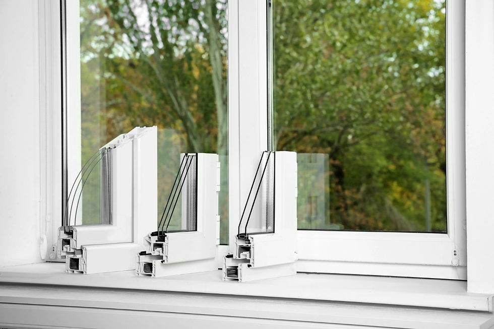 double and triple pane windows