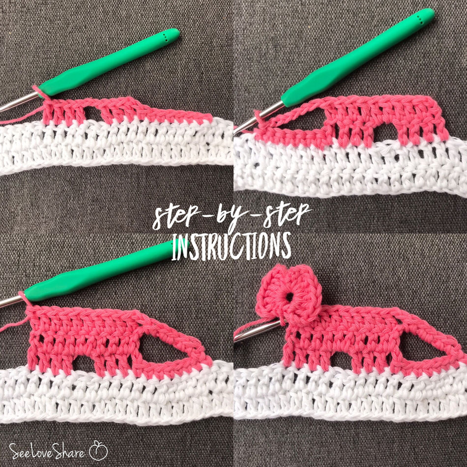 Spotlight Stitch: Elephant Border