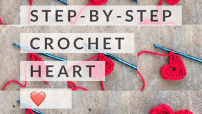 Step-By-Step Crochet Heart