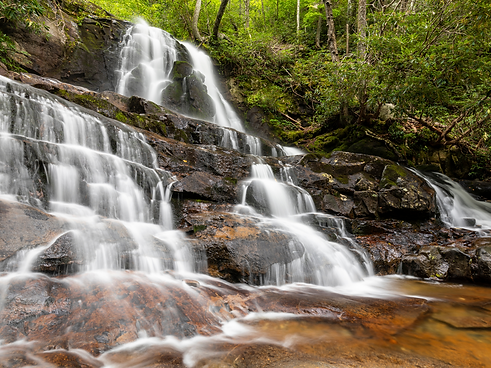 laurel falls waterfall