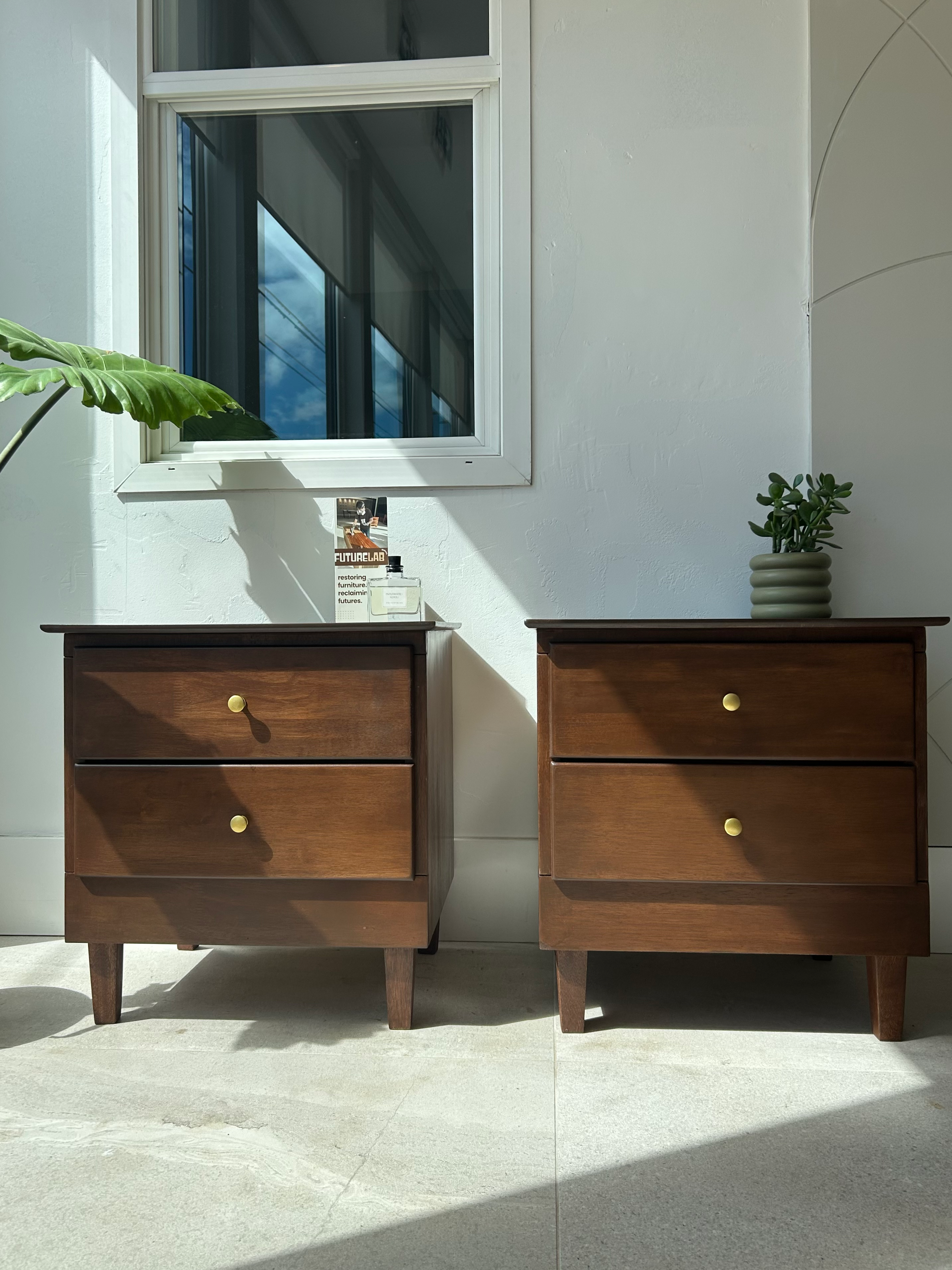 MCM Style Nightstands (Pair)