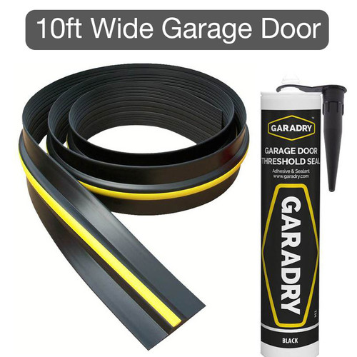 Weatherbar for 10ft Wide Garage Door (15mm High) Hanson Garage Spares